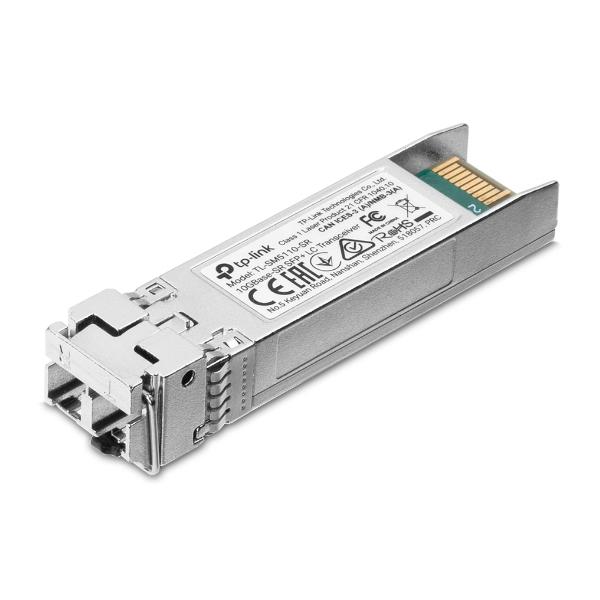 TP-Link SM6110-SR modulo del ricetrasmettitore di rete Fibra ottica 10000 Mbit/s SFP+ 850 nm (TP-LINK MiniGBIC Modul 10/25GBit SFP+ LC Multimode SX SM6110-SR +++ Up to 300m Distance)