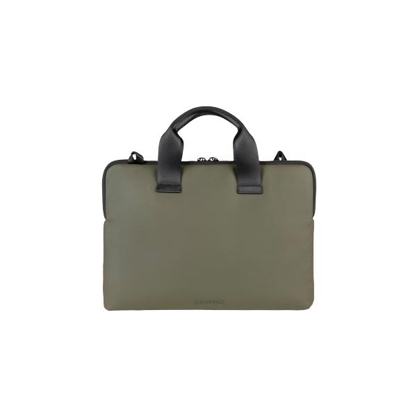 Tucano Gommo 38,1 cm [15] Valigetta ventiquattrore Verde (GOMMO SLIM LAPTOP BAG OLIVE G - MACBOOK AIR/PRO 13IN LAPTOP -14I)