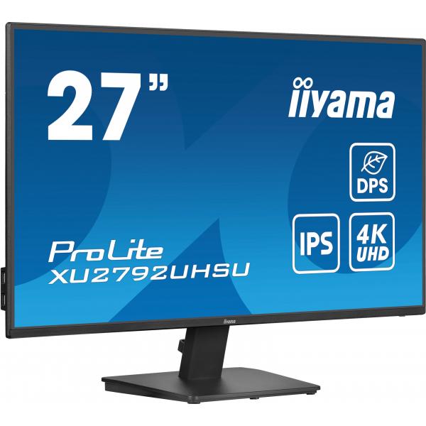 iiyama ProLite XU2792UHSU-B6 Monitor PC 68,6 cm [27] 3840 x 2160 Pixel 4K Ultra HD LED Nero (27IN LED 3840X2160 16:9 4MS - XU2792UHSU-B6 DVI HDMI DP)