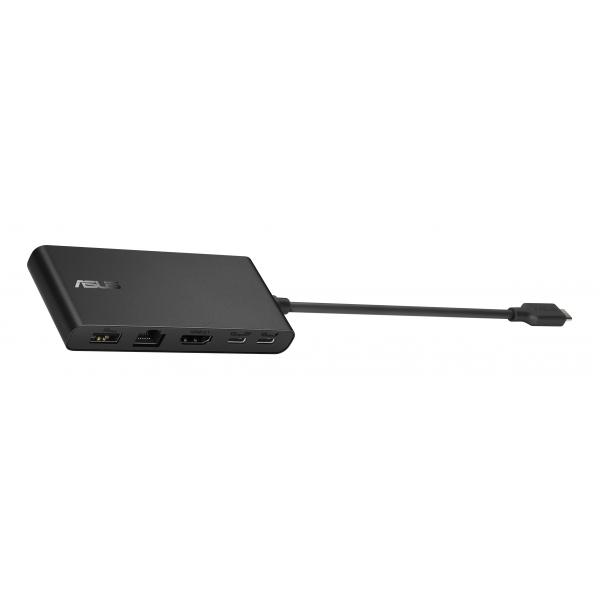 ASUS Dual 4K USB-C Dock DC201 Cablato USB 3.2 Gen 2 [3.1 Gen 2] Type-C Nero (Dock 4K Wired Usb 3.2 Gen 2 - [3.1 Gen 2] Type-C Black - Warranty: 12M)