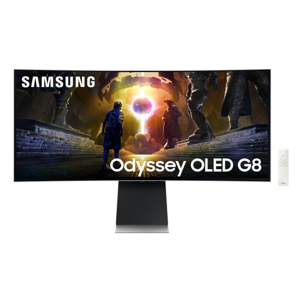 Samsung Monitor Gaming Odyssey OLED G8 da 34 WQHD Curvo (S34DG850S 34IN QD-OLED UWQHD - 3440X1440 250CDM2 175HZ 0.03MS)