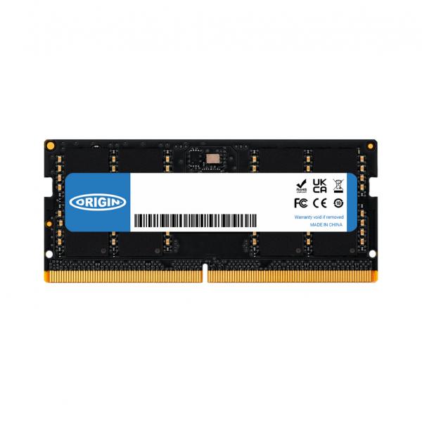 Origin Storage KCP556SD8-32-OS memoria 32 GB 1 x 32 GB DDR5 262-pin SO-DIMM (Origin Storage 32GB DDR5 5600MHz SODIMM 2Rx8 Non-ECC 1.1V)