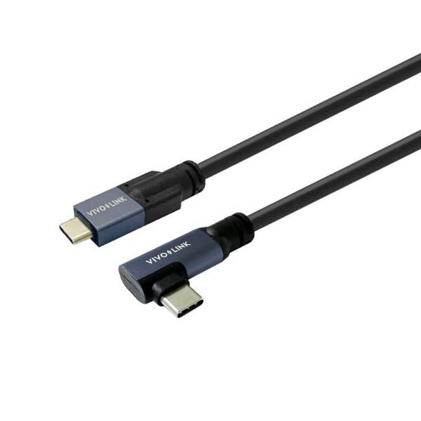 Vivolink PROUSBCMM1A cavo USB USB 3.2 Gen 2x2 1 m USB C 100 W Nero (USB-C to USB-C Cable 1m - Supports 20 Gbps data - Enterprise-tested - Warranty: 144M)