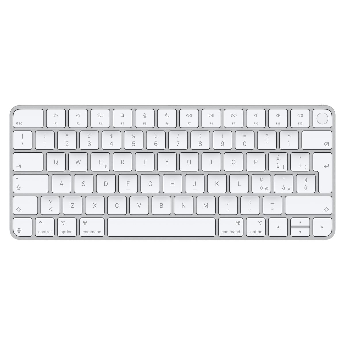 Apple Magic Keyboard con Touch ID per Mac con chip - Italiano (Apple Magic Keyboard with Touch ID - Tastiera - USB-C - senza fili - Bluetooth - QWERTY - italiana)