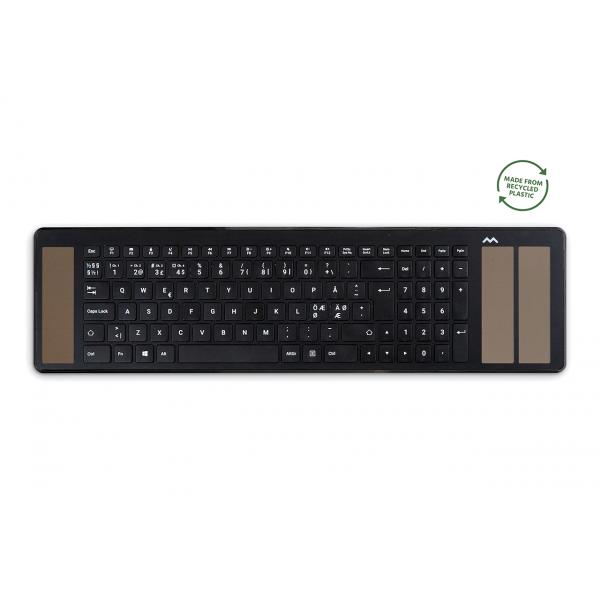 Mousetrapper Type tastiera Ufficio USB + Bluetooth Nordic Nero (Mousetrapper - tastatur - QWERTY - Nor)