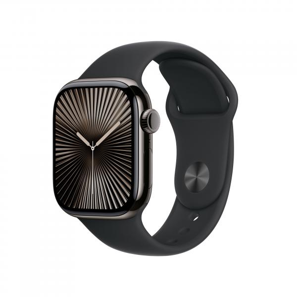 Apple Watch Series 10 OLED 42 mm Digitale 374 x 446 Pixel Touch screen 4G Grigio Wi-Fi GPS [satellitare] (Apple Watch Series 10 GPS + Cellular 4)