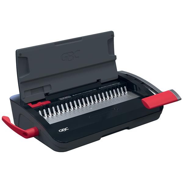 GBC CombBind CB12 Rilegatrice a pettine 165 fogli Nero, Rosso (GBC CombBind CB12 Manual Binding Machine)