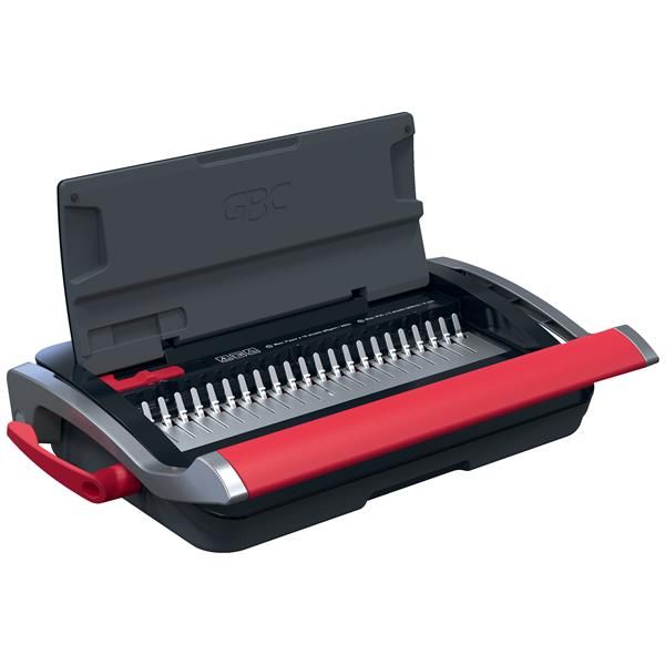GBC CombBind CB15 Rilegatrice a pettine 165 fogli Nero, Rosso (GBC CombBind CB15 Manual Binding Machine)