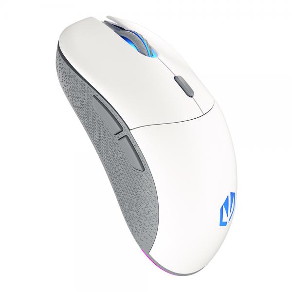 ENDORFY GEM Plus Wireless Onyx White mouse Gaming Ambidestro RF Wireless + USB Type-C Ottico 26000 DPI (Mouse USB Endorfy Gem Plus Wireless OW)