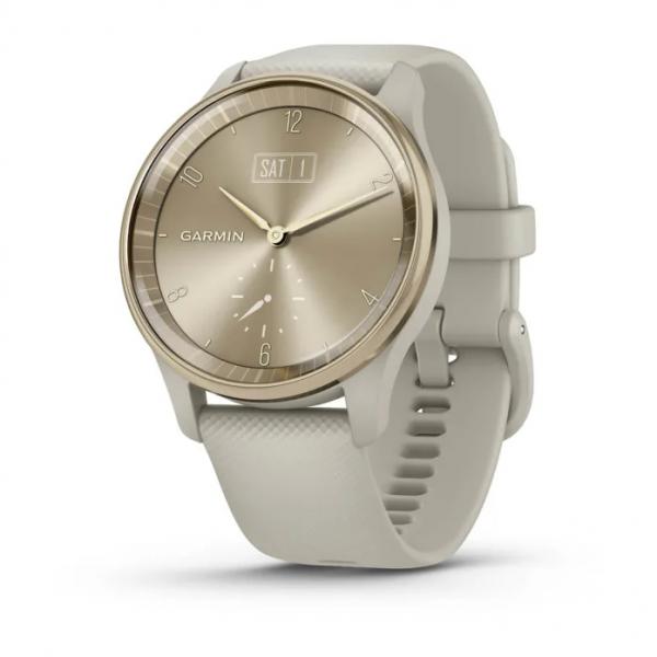 Garmin vivomove Trend LCD 40 mm Ibrido 254 x 346 Pixel Touch screen Oro GPS [satellitare] (Garmin v?vomove Trend - fransk gr? - s)