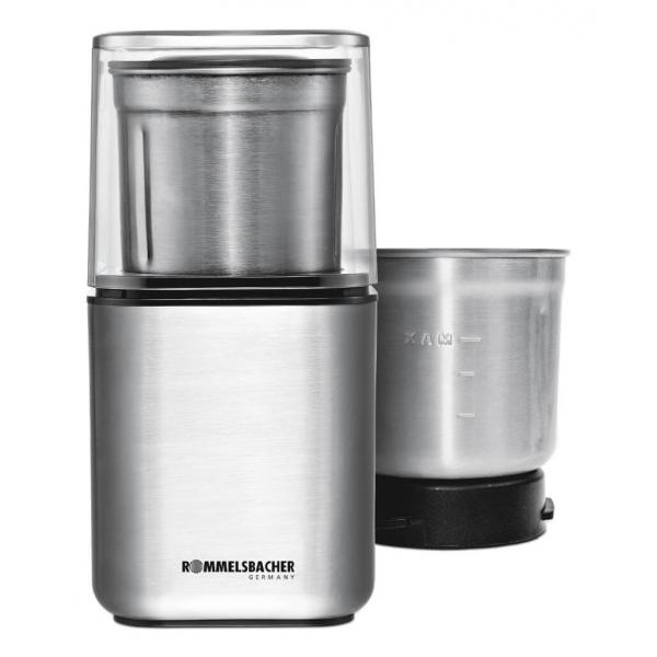 Rommelsbacher EGK 200 macina caffé 200 W Acciaio inox (Rommelsbacher EGK 200 - kaffem?lle - r)