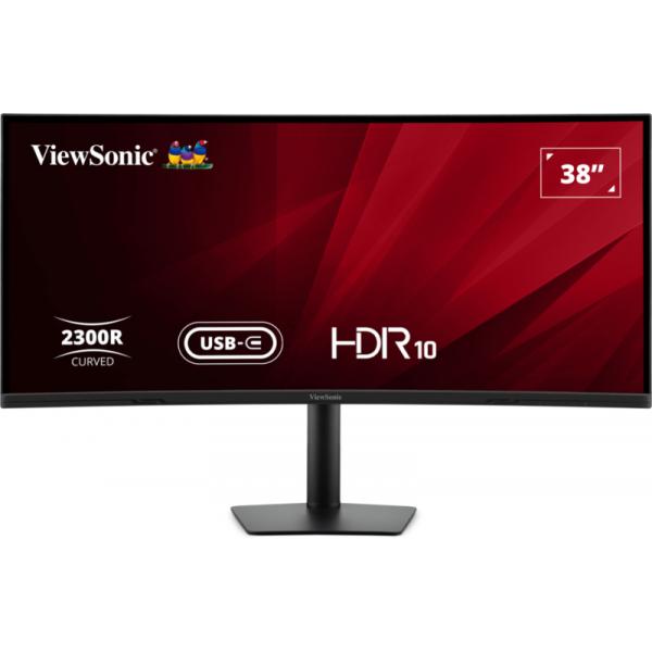 Viewsonic VA3820C Monitor PC 96,5 cm [38] 3840 x 1600 Pixel Wide Quad HD+ LED Nero (ViewSonic VA3820C - LED monitor - curved - 38 [37.5 viewable] - 3840 x 1600 UWQHD+ @ 75 Hz - IPS - 300 cd/m? - 2000