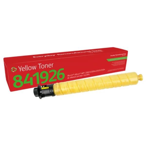 Toner rigenerato Everyday™ di Xerox Giallo compatibile con Ricoh 841926, Capacità standard (EVERYDAY REMANUFACTURED TONER - YELLOW REPL. RICOH 841926)