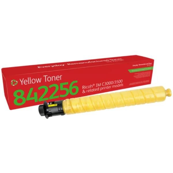Toner rigenerato Everyday™ di Xerox Giallo compatibile con Ricoh 842256, Capacità standard (EVERYDAY REMANUFACTURED TONER - YELLOW REPL. RICOH 842256)