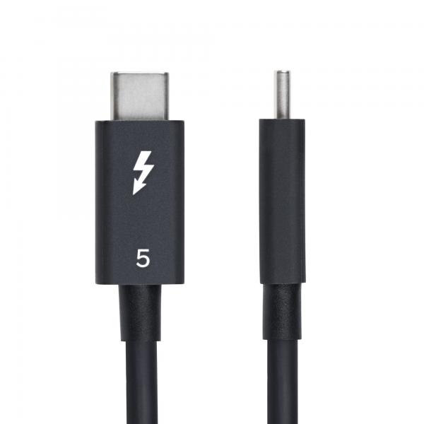 StarTech.com Cavo Thunderbolt 5 80 Gbps/fino a 120 Gbps da 50cm, 240 W PD, 8K 60 Hz, cavo Thunderbolt certificato - Compatibile con Thunderbolt 4/USB4/USB-C (CERTIFIED THUNDERBOLT 5 CABLE - 80GBPS/12