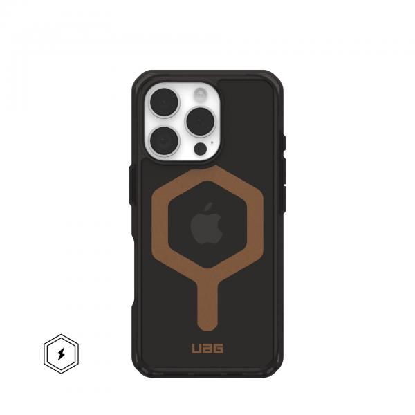 Urban Armor Gear Plyo custodia per cellulare 16 cm [6.3] Cover Nero, Bronzo (UAG Plyo Magsafe - obudowa ochronna do)