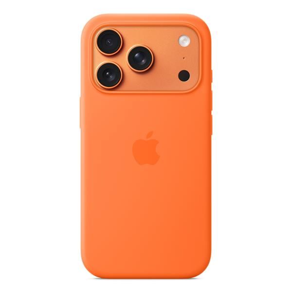 Apple Custodia MagSafe in silicone per iPhone 17 Pro - Arancione (IPHONE 17 PRO SIL CASE MSAFE ORANGE)