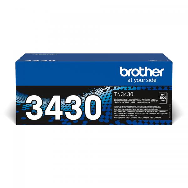 Brother TN-3430 cartuccia toner 1 pz Originale Nero (Toner Cartridge 1 Pc[S] - Original Black - Warranty: 12M)