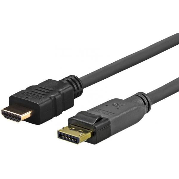 Vivolink PRODPHDMI4K1.5 cavo e adattatore video 1,5 m DisplayPort HDMI Nero (PRO DISPLAYPORT - HDMI 4K - . - Warranty: 1188M)