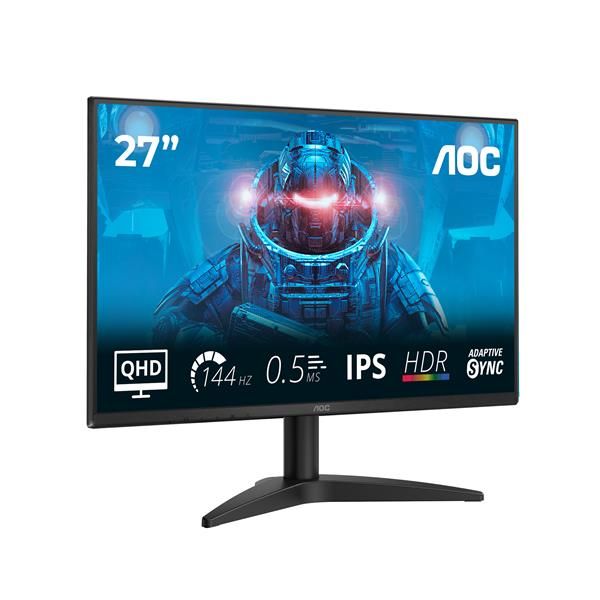 AOC B3 Q27B36X Monitor PC 68,6 cm [27] 2560 x 1440 Pixel Quad HD LED Nero (AOC 27 IPS MONITOR Q27B36X)