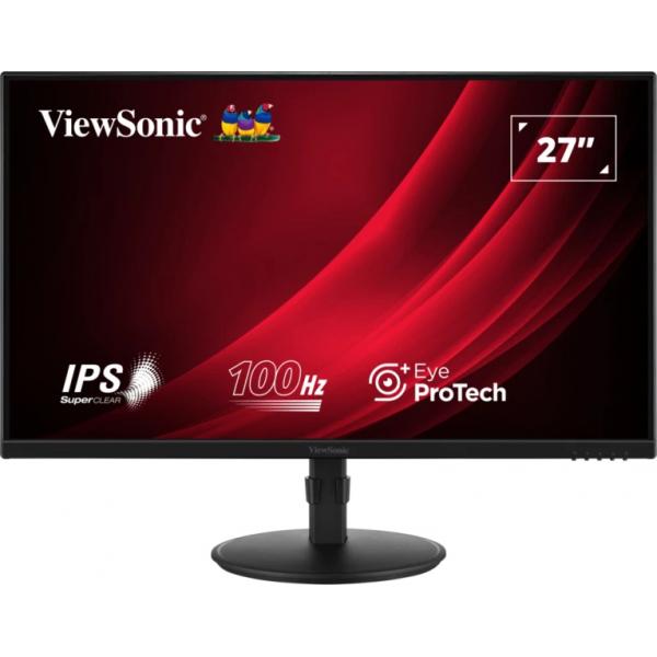 Viewsonic VA VA2708-HDJ Monitor PC 68,6 cm [27] 1920 x 1080 Pixel Full HD LED Nero (ViewSonic VA2708-HDJ - LED monitor - 27 - 1920 x 1080 Full HD [1080p] @ 100 Hz - IPS - 250 cd/m? - 1300:1 - 5 ms -