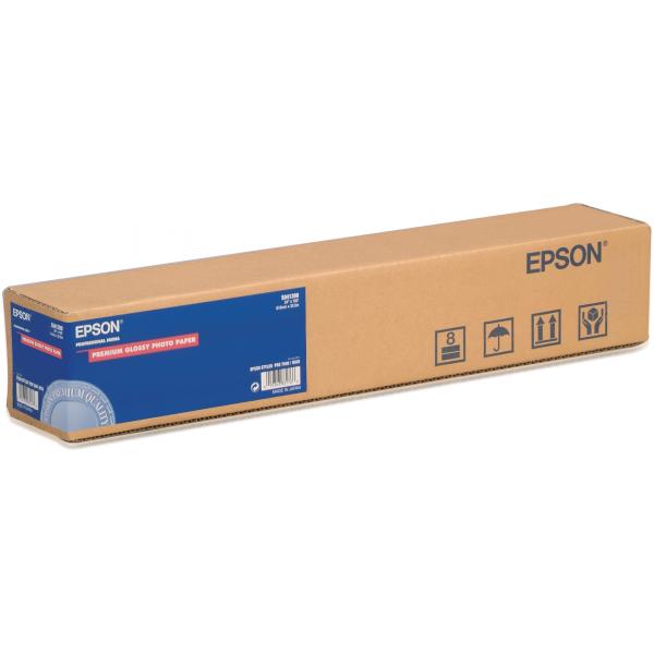 Epson Carta fotografica lucida Premium, in rotoli da 60, 96cm [24''] x 30, 5m (PREM GLOSSY PHOTO PAP-24IN 30 5M 166)