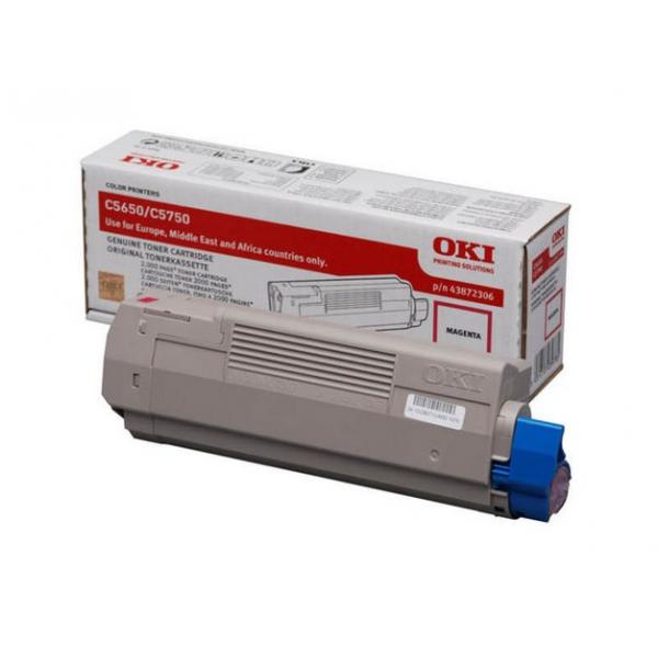 OKI 43872306 cartuccia toner 1 pz Originale Magenta (OKI - magenta - original - tonerpatron)