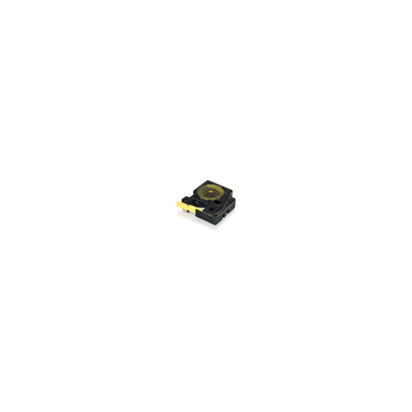 DYMO RhinoPRO Heat shrink tubes nastro per etichettatrice D1 (OEM Dymo 18056/S0718310 Heat Shrink Tubes black on yellow 12mm x 1.5m for Dymo Rhino 6-12mm/19mm/24mm)