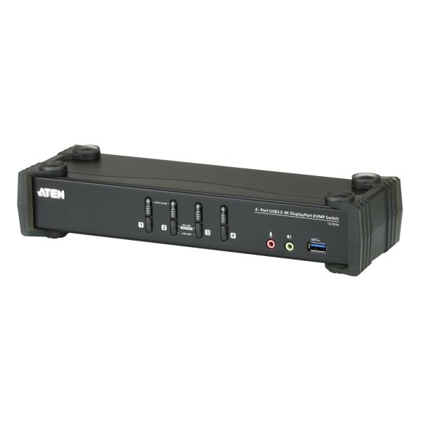 ATEN Umschalter switch per keyboard-video-mouse [kvm] Nero (ATEN CS1924 KVMP Switch - KVM / audio)