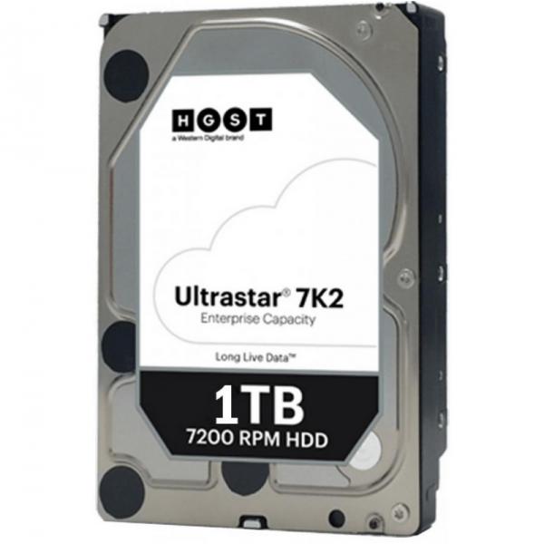 Western Digital Ultrastar HUS722T1TALA604 disco rigido interno 1 TB 7200 Giri/min 128 MB 3.5 Serial ATA III (HGST HDD 1TB 7.2K SATA 6Gb/s 3.5'')