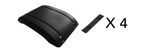 PARAFANGO SUPERIORE CON KIT TIRANTI 200.13501 - MERCEDES - Actros MP4 Cabina Larga - 9605200007 - A9605200007