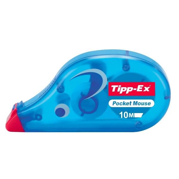 TIPP-EX Pocket Mouse nastro di correzione Blu 10 m 10 pezzo[i] (Tipp-Ex Pocket Mouse Correction Tape Roller Pack of 10)