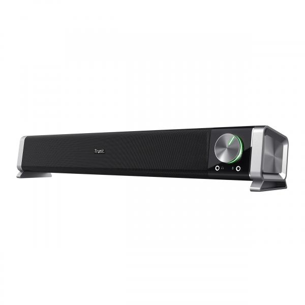 Trust Asto Nero, Argento 6 W (Trust ASTO Soundbar 21046)