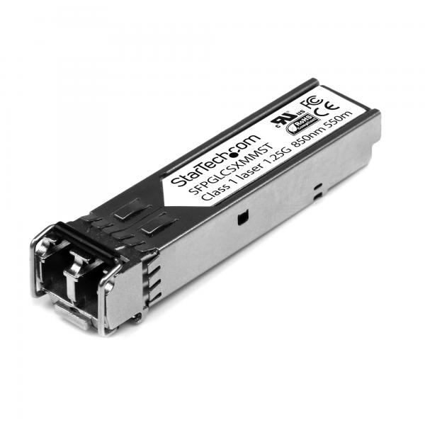 StarTech.com Cisco GLC-SX-MM Compatibile - Modulo ricetrasmettitore SFP - 1000BASE-SX (850NM 1000BASE-SX MULTIMODE SFP - FIBER TRANSCEIVER MODULE LC)