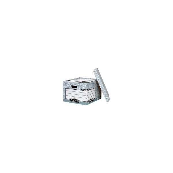 Fellowes R-Kive System Large Storage Box scatola per la conservazione di documenti Grigio (System large Box Grey [LP] [FSC] Pack of 10 380X287X430mm)