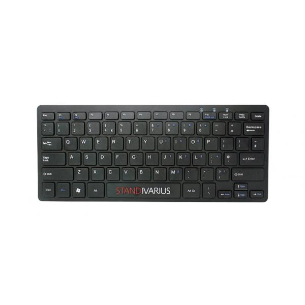 STANDIVARIUS Piano II USB tastiera QWERTY Inglese Nero (USB Portable Compact Keyboard Scissor Structure Keys - Black) - Versione UK