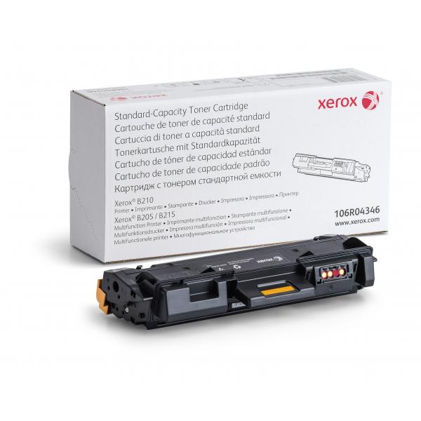 Xerox Cartuccia toner Nero a Capacità standard da 1500 Pagine per Stampante ® B210, Stampante multifunzione ® B205/ ® B215 [106R04346] (B210/B215 STANDARD CAPACITY - BLACK TONER CARTRIDGE 1500 PAGES)