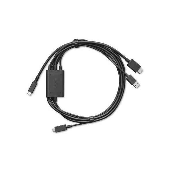 Wacom ACK4490602Z accessorio per tablet grafico Cavo di ricambio (Wacom One 12/13T 3 in 1 cable 2.0M ACK4490602Z)