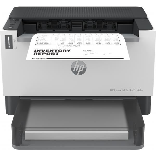 HP LaserJet Tank 2504dw Wireless Bianco e nero Stampante, Fronte/retro (Laserjet Tank 2504Dw Printer, - Black And White, Printer For - Business, Print, Two-Sided Printing - Warranty: 12M)