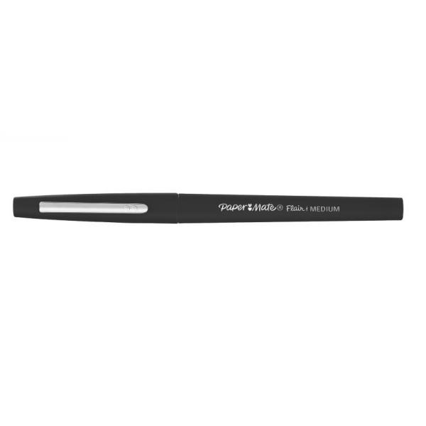 Papermate Flair marcatore Medio Nero 36 pz (Paper Mate 2077174 Flair Pen 0.7 - 1mm Medium Tip Black Ink Box of 36)
