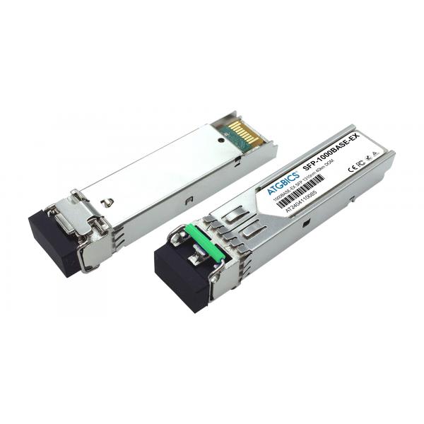 ATGBICS EX-SFP-1GE-LX40K-I-C modulo del ricetrasmettitore di rete Fibra ottica 1000 Mbit/s 1310 nm (Juniper compatible Transceiver SFP 1000Base-EX [1310nm, SMF, 40km, LC, DOM, Ind Temp])