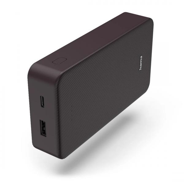 Hama 00201715 batteria portatile Polimeri di litio [LiPo] 20000 mAh (HAMA Powerbank Colour 20 20000mAh USB-)