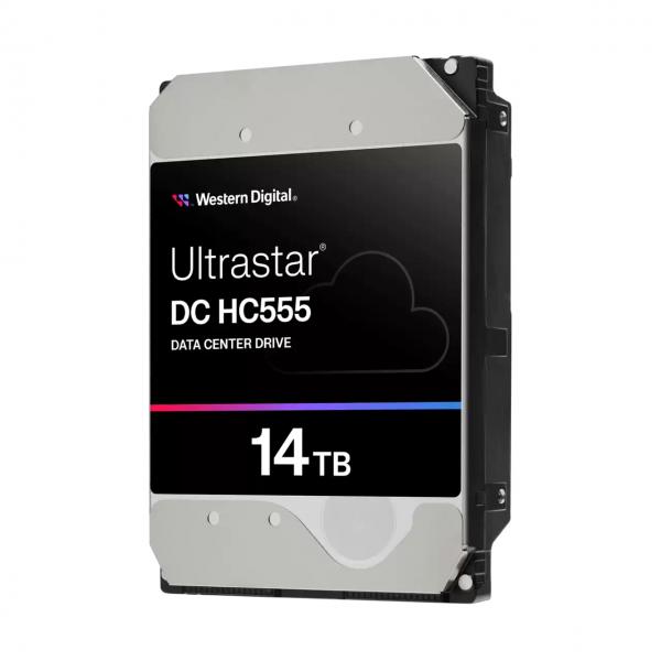 Western Digital Ultrastar DC HC555 disco rigido interno 14 TB 7200 Giri/min 512 MB 3.5 Serial ATA III (WD Ultrastar DC HC555 - 14 TB - SATA 6)