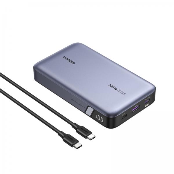 Ugreen 25188 batteria portatile 20000 mAh Grigio (UGREEN 20000mAh Poowerbank PD 100W)