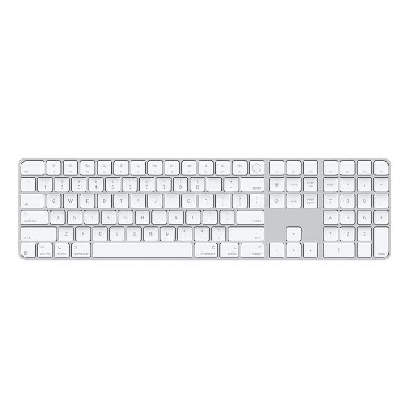 Apple Magic tastiera Universale USB + Bluetooth QWERTY Inglese Bianco (MAGIC KEYBOARD NUMERIC - INTERNATIONAL ENGLISH WHITE) - Versione UK