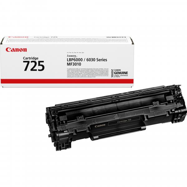 Canon Cartuccia toner 725 (OEM Canon 3484B002 [725] Toner black 1.6K pages)