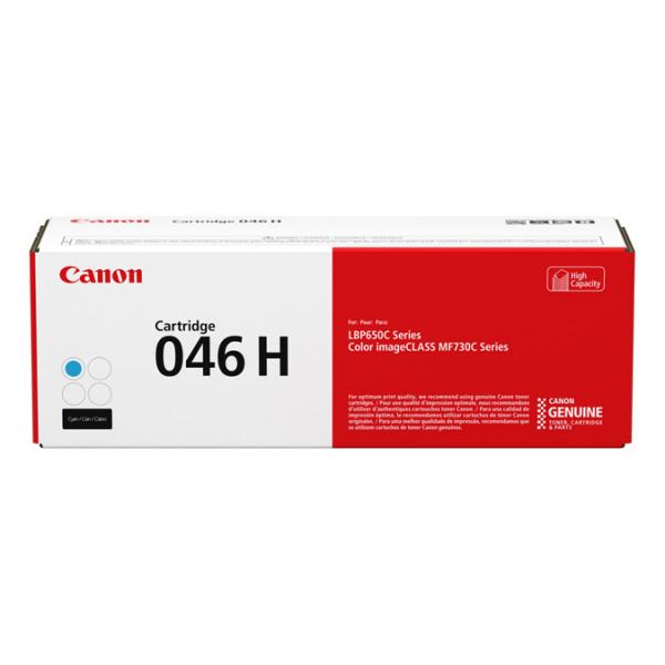 Canon 046 H cartuccia toner 1 pz Originale Ciano (OEM Canon 1253C002 046HC Cyan 5000 Pages Original Toner)