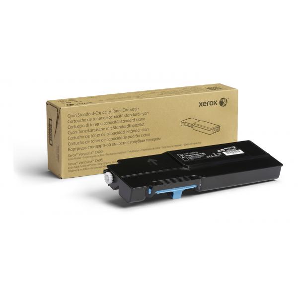 Xerox Cartuccia toner Ciano a Capacità standard da 2500 Pagine per Stampante a colori ® VersaLink® C400/multifunzione a colori ® VersaLink® C405 [106R03502] (OEM Xerox 106R03502 Toner Kit Cyan 2.5K P