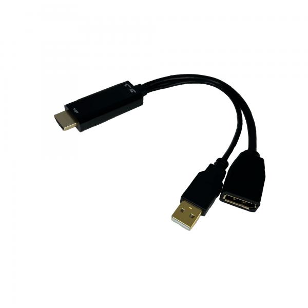 connektgear 26-0411 cavo e adattatore video HDMI tipo A [Standard] DisplayPort Nero (HDMI-DP ADAPTER MALE TO FEMALE)