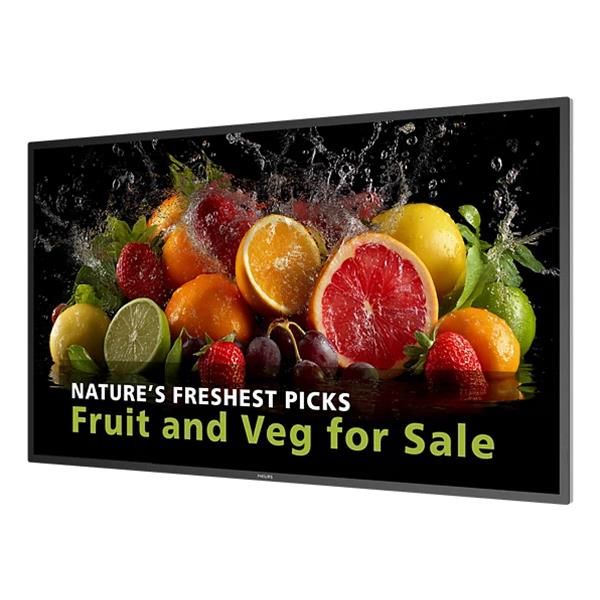 Philips Serie 5000 43BDL5050D Pannello piatto per segnaletica digitale 108 cm [42.5] LCD Wi-Fi 600 cd/m² 4K Ultra HD Nero Processore integrato Android 14 24/7 (43IN LCD ADS 4K 38402160 16:9 - 600 CD/